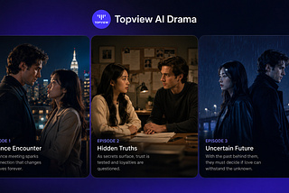AI short film generation with Topview’s Drama Studio