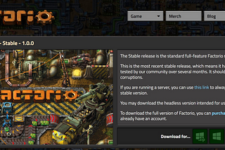 [架站] Factorio — 異星工廠伺服器