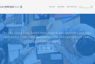 Launching the U.S. Open Data Toolkit: Putting Government Data to Work