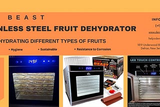 Stainless Steel Fruit Dehydrator