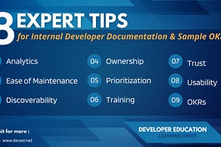 8 Expert Tips for Internal Developer Documentation & Sample OKRs