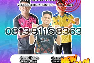 TERBAIK WA. 0813–9116–8363, TOKO jersey voli printing Purbalingga,