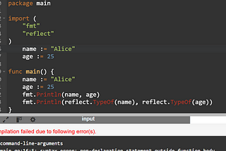 Variables and Constants in Golang