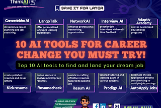 10 AI Tools for Career Change You Must Try!