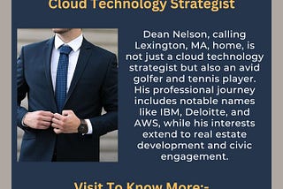 Dean Nelson Lexington MA — Cloud Technology Strategist