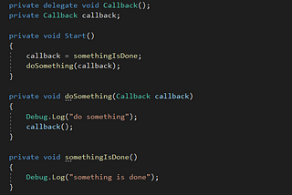 Callbacks In C# And Unity