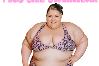 Plus size travel blogger Jae Bae Productions is wearing a plus size purple, leopard bikini