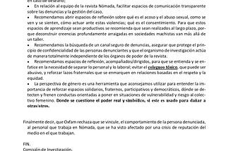 Nómada: la investigación, su final y nuestra respuesta