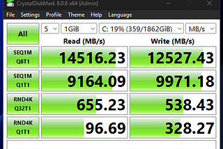 Samsung 9100 vs Crucial T705 Benchmark Comparison