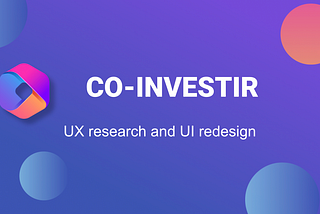 Co-investir, redesign of a website — UX case study