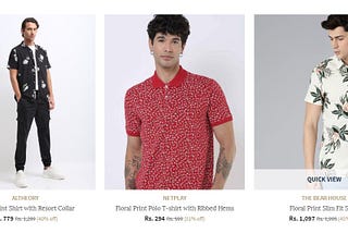 Floral is back in Men’s Fashion and style