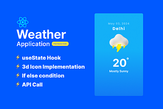 Weather Application using ReactJS