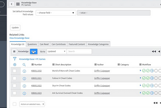 Multiple Information  exposed due to misconfigured Service-now ITSM instances