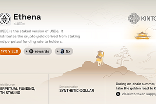 ⛩️ Kinto Launch: USDe & sUSDe
