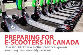 Ontario’s 2-day public feedback period on e-scooters