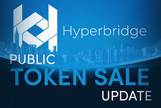 Public Token Sale Update