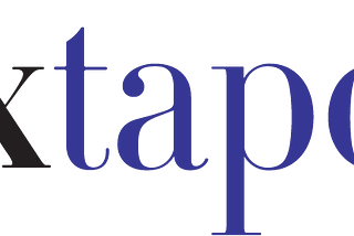 Juxtapose logo. All letters are purple except for “U” and “X”, emphasizing our commitment to excellent user experience.