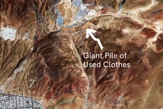 Clothes Dumped In A Desert Can Be Seen From Space!