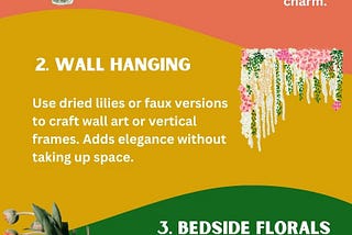 How Lily Flowers Style Your Home? [Infographic Explanation]