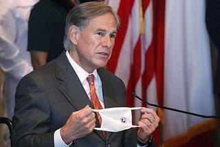 hypocrite governor of Texas greg abbott