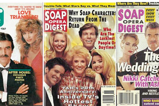 Montage of Soap Opera Digest covers
