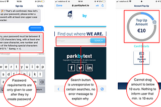 Parkbytext: Identifying and Validating a UX Problem