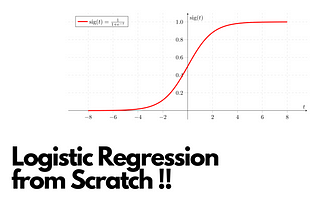 Logistic Regression in Machine Learning (from Scratch !!)