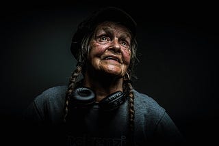 THE OLD WOMAN WITH ONE EYE