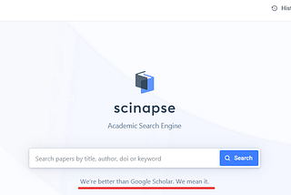 Free treasures for students and researchers — scinapse.io