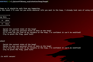 PicoCTF heap0 Writeup