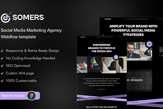 Somers Webflow Template for Creative Agency Success
