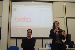 Beta Redação recebe os jornalistas Amanda Munhoz e Ernani Campelo