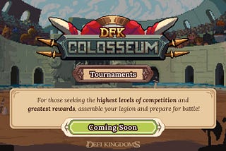 Introducing DeFi Kingdoms Player vs Player Tournaments