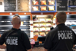 An Open Letter to the Food Service Workers Who Feed Boston Police