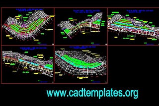 Slope Protection Plan Autocad Free DWG