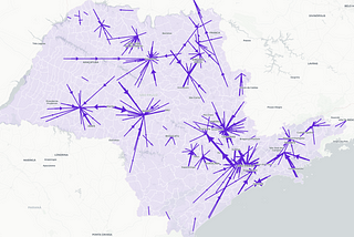 Um mapa da origem e destino do lixo em São Paulo