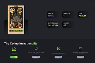 How to enjoy the exclusive benefits attached with a digital collectible?