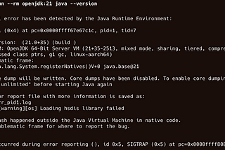 Java on Docker SIGILL Exception on Mac OS Sequoia 15.2