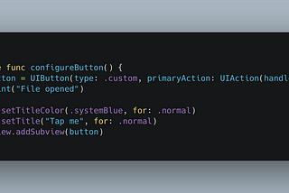 Replacing Selectors with Closures in UIButton