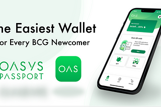 Oasys Announces Specialized Digital Wallet, Releasing Oasys Passport Alpha Version