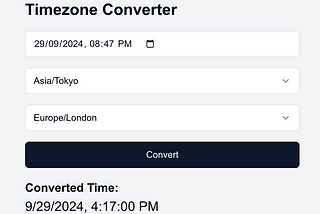 Crafting a Next.js App with AI: A Timezone Converter Story
