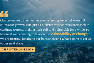 The Vulnerability of Change