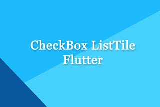 Dynamic CheckBox ListTile flutter