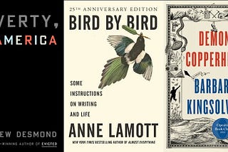 Three book covers from this year’s list.