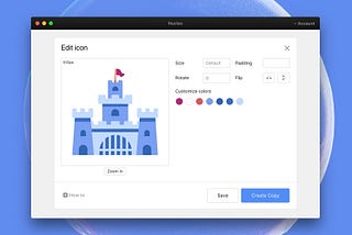 Icon Editor improvements, edit global colors, import animated icons and smarter icon resizing in…