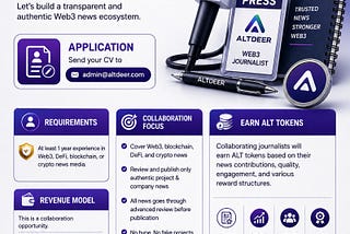 ALTDeer Web3 Journalist Collaboration