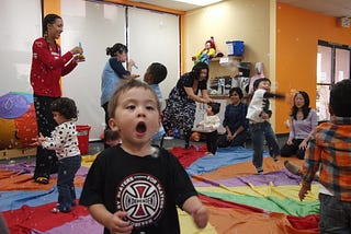 Getting Happy-Clappy at Gymboree