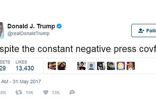 Covfefe: A Brief Look at President Trump on Twitter