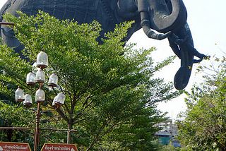 Erawan Museum entrance in Bangkok / Thailand