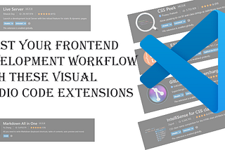 Boost Your Frontend Development Workflow with These 10   V S-Code Extensions